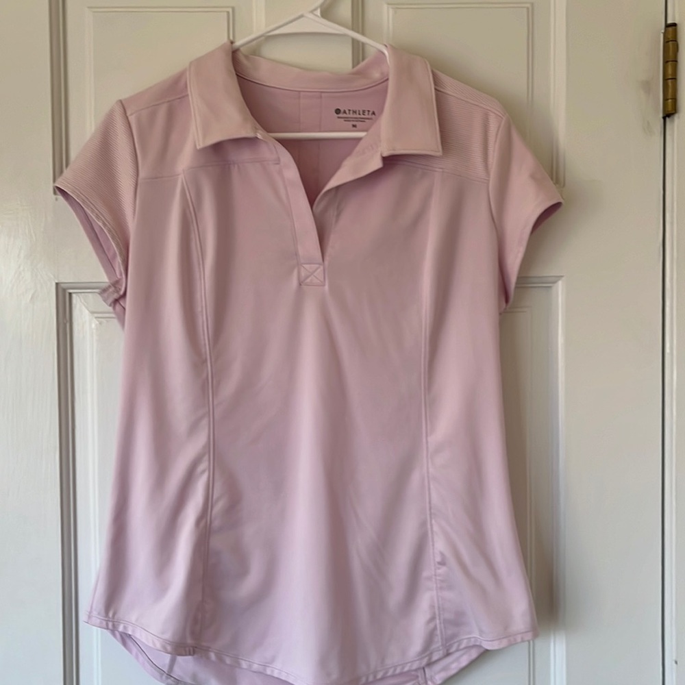 Athleta polo style top